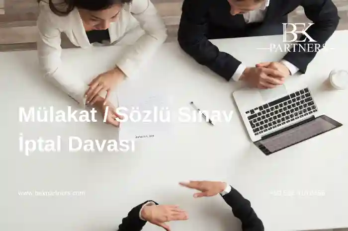 mülakat iptal davası